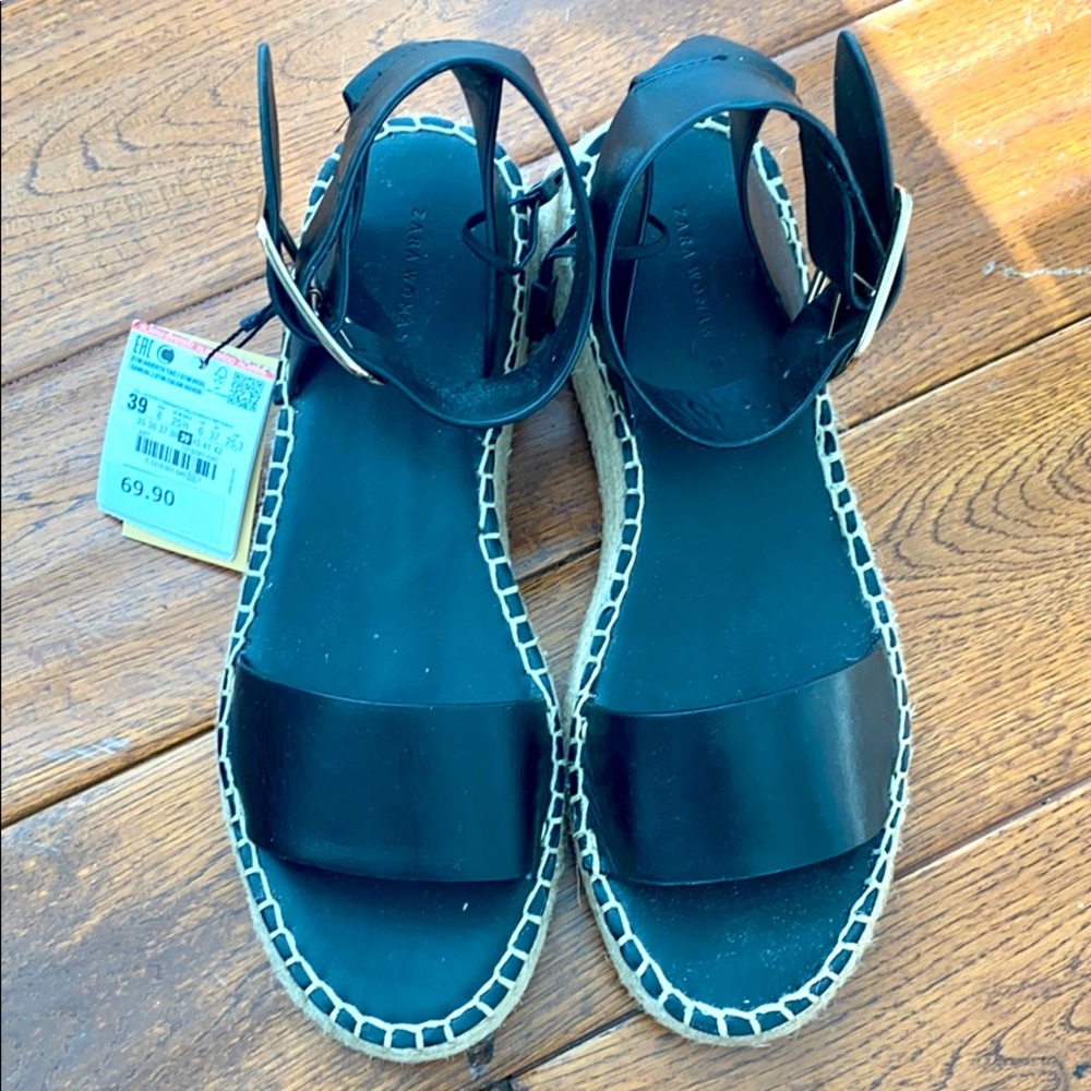 Zara espadrille sandal size 8 - brand new w/ tags!
